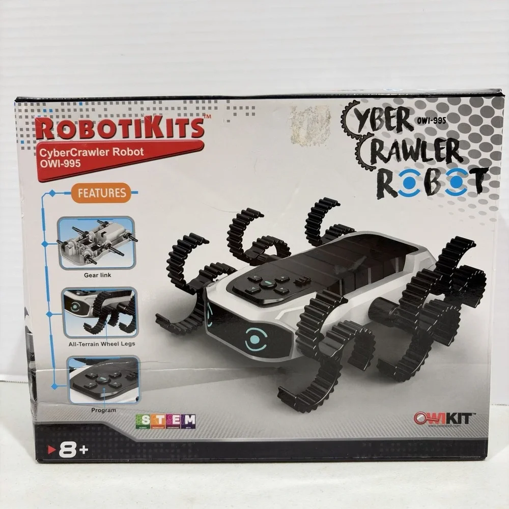 Robotikits OWI-995 Cyber Crawler Robot Kit STEM Learning Building
